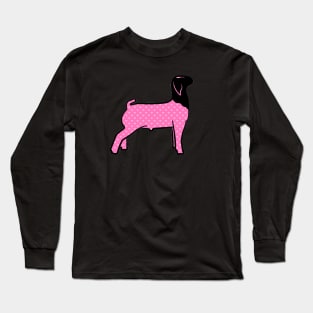 Pink Hearts Market Goat - NOT FOR RESALE WITHOUT PERMISSION Long Sleeve T-Shirt